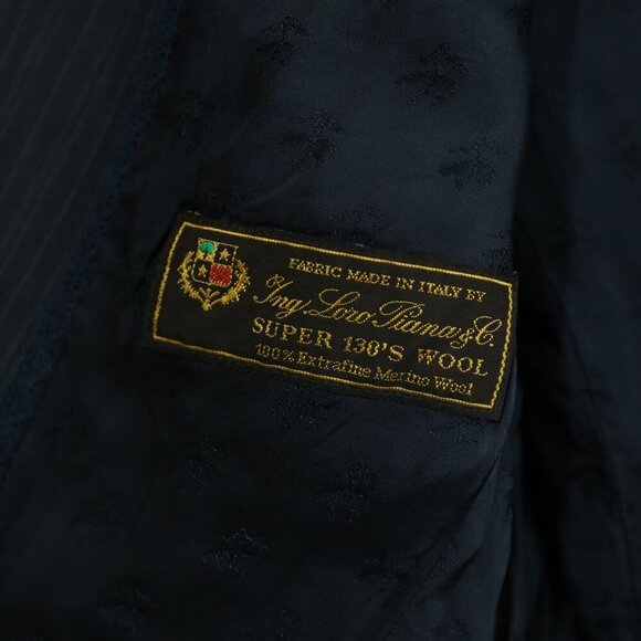 Brooks Brothers Women’s Blazer Size 6  Pinstripe Loro Piana Super 130’s wool - Picture 3 of 10